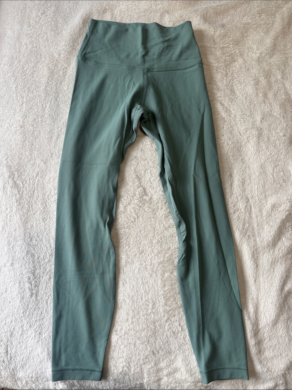 lululemon athletica Align High-Waist Crop 23” Teal Green Legging / Single Lined